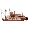 1/80 scale wooden model of the steamship Mississippi - Occre 14003