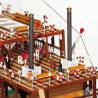 Maquette à construire en bois du vapeur Mississippi à l'échelle 1/80 - Occre 14003