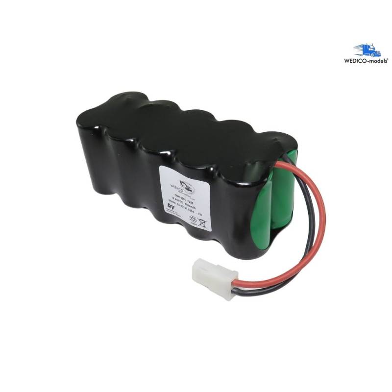 Accu NiMh Wedico 12V 4.5Ah avec prise AMP - Wedico 3121