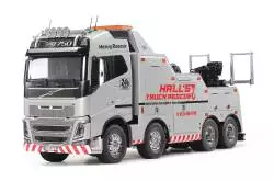 Camion Tamiya 47528 Volvo FH16 750 Dépanneuse 8x4 peinte en Aluminium Brillant TS-17