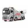 Camion Tamiya 47528 Volvo FH16 750 Dépanneuse 8x4 peinte en Aluminium Brillant TS-17