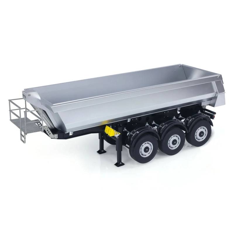 Arocs tracteur 4x4 avec semi-remorque benne électrique RTR 1/14 - Kabolite K5801 Gris argenté
