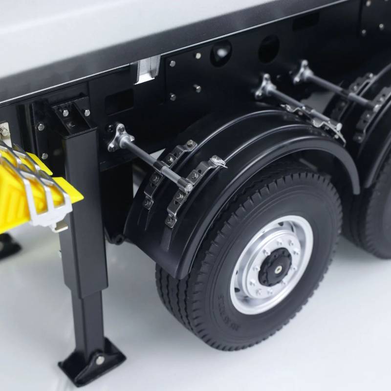 Arocs tracteur 4x4 avec semi-remorque benne électrique RTR 1/14 - Kabolite K5801 Gris argenté
