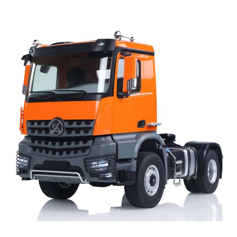 Arocs tracteur 4x4 avec semi-remorque benne électrique RTR 1/14 - Kabolite K5801 Gris argenté