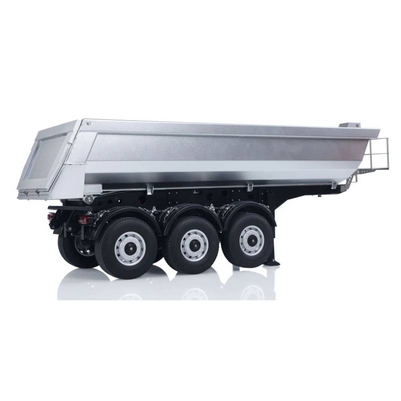 Arocs 4x4 tractor unit with electric tipper semi-trailer RTR 1/14 - Kabolite K5801 Silver