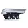 Arocs tracteur 4x4 avec semi-remorque benne électrique RTR 1/14 - Kabolite K5801 Gris argenté