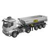 Arocs tracteur 4x4 avec semi-remorque benne électrique RTR 1/14 - Kabolite K5801 Gris argenté