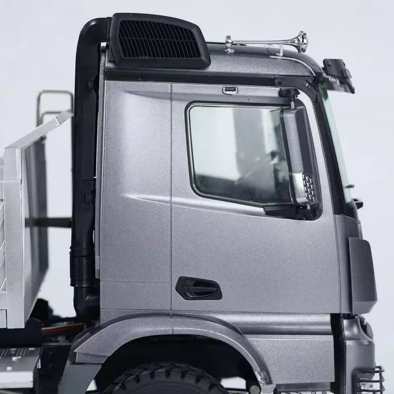 Arocs 4x4 porteur benne électrique RTR 1/14 - Kabolite K5701 Gris métallisé