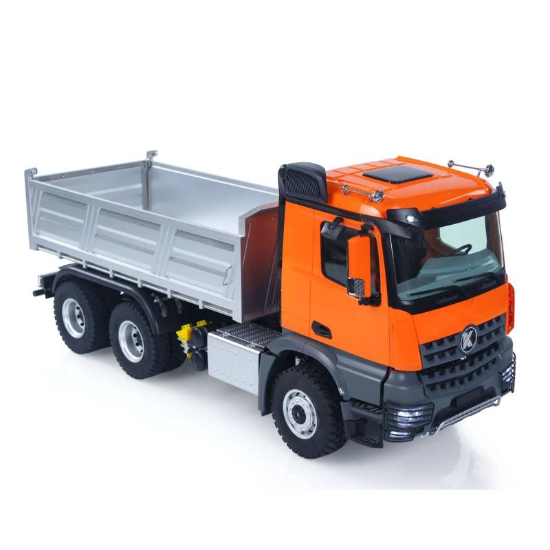 Arocs 6x6 porteur benne électrique RTR 1/14 - Kabolite K5702 Orange