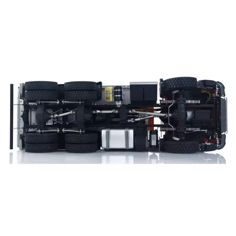 Arocs 6x6 porteur benne électrique RTR 1/14 - Kabolite K5702 Gris métallisé