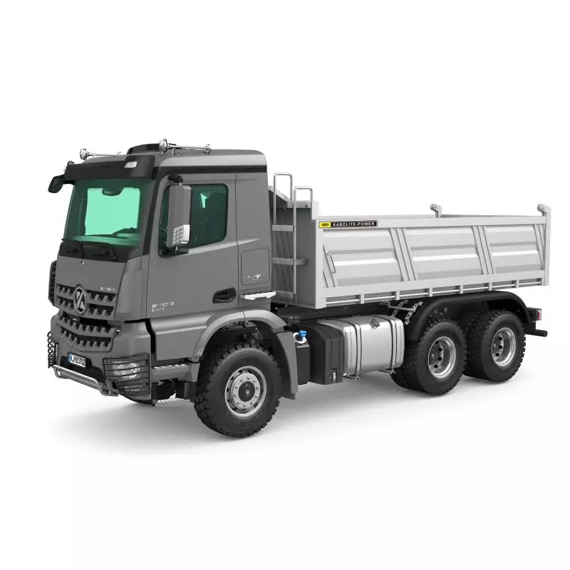 Arocs 6x6 electric tipper RTR 1/14 - Kabolite K5702 Metallic Grey