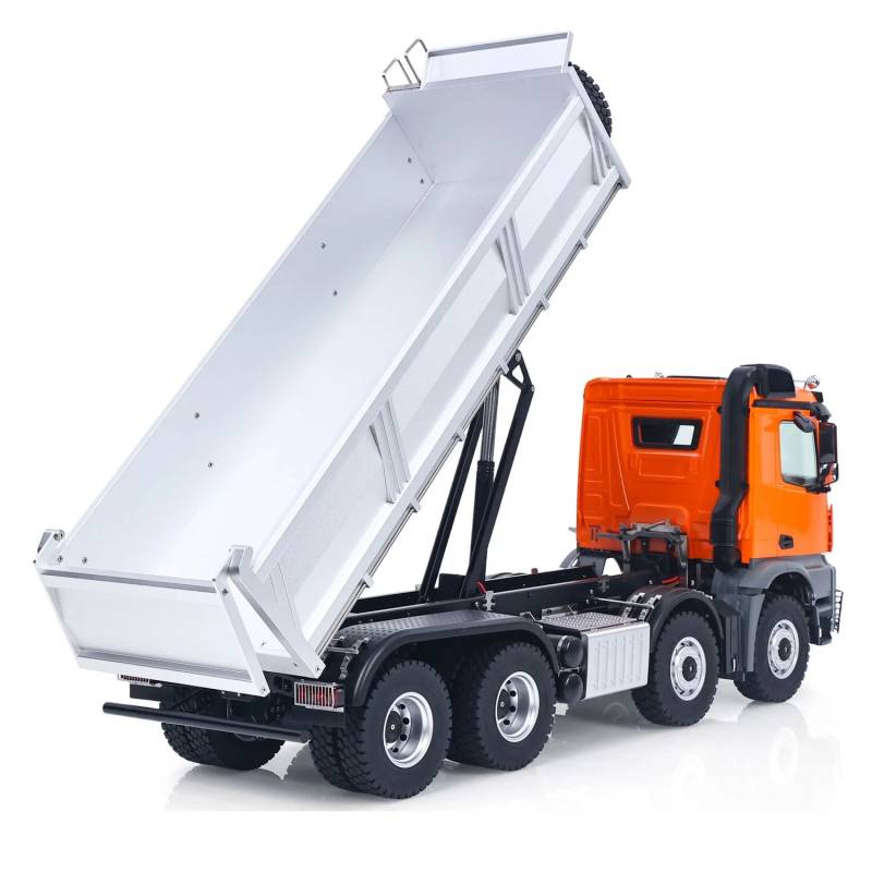 Arocs 8x8 porteur benne électrique RTR 1/14 - Kabolite K5703 Orange