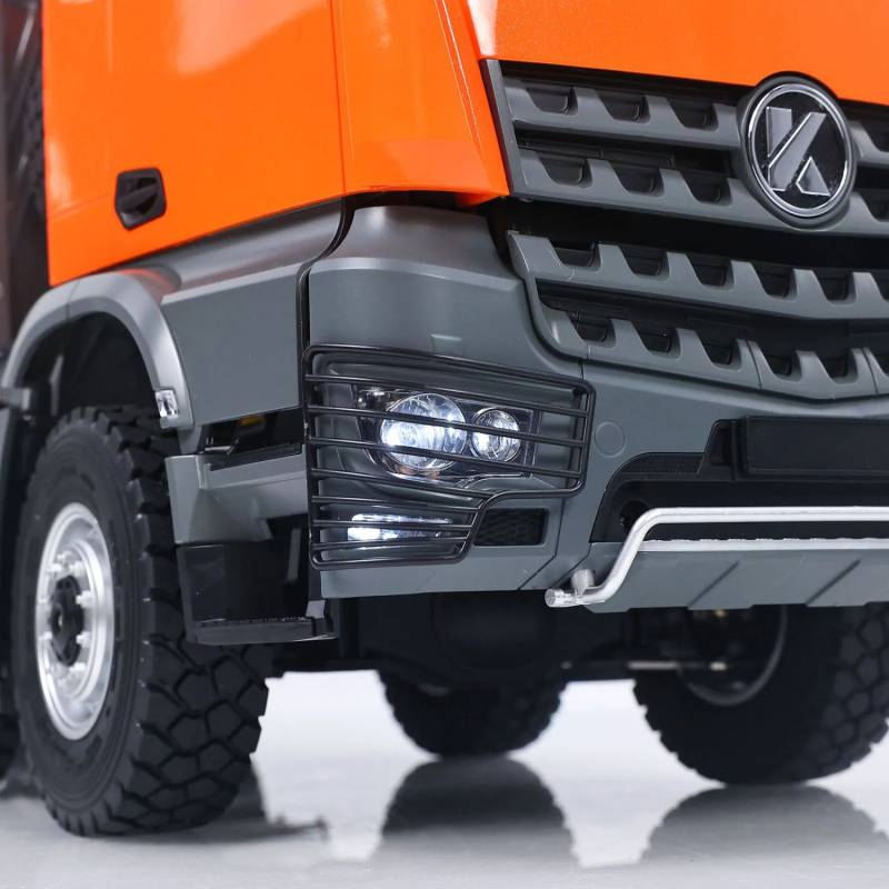 Arocs 8x8 porteur benne électrique RTR 1/14 - Kabolite K5703 Orange