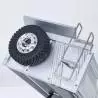 Arocs 8x8 porteur benne électrique RTR 1/14 - Kabolite K5703 Gris métallisé