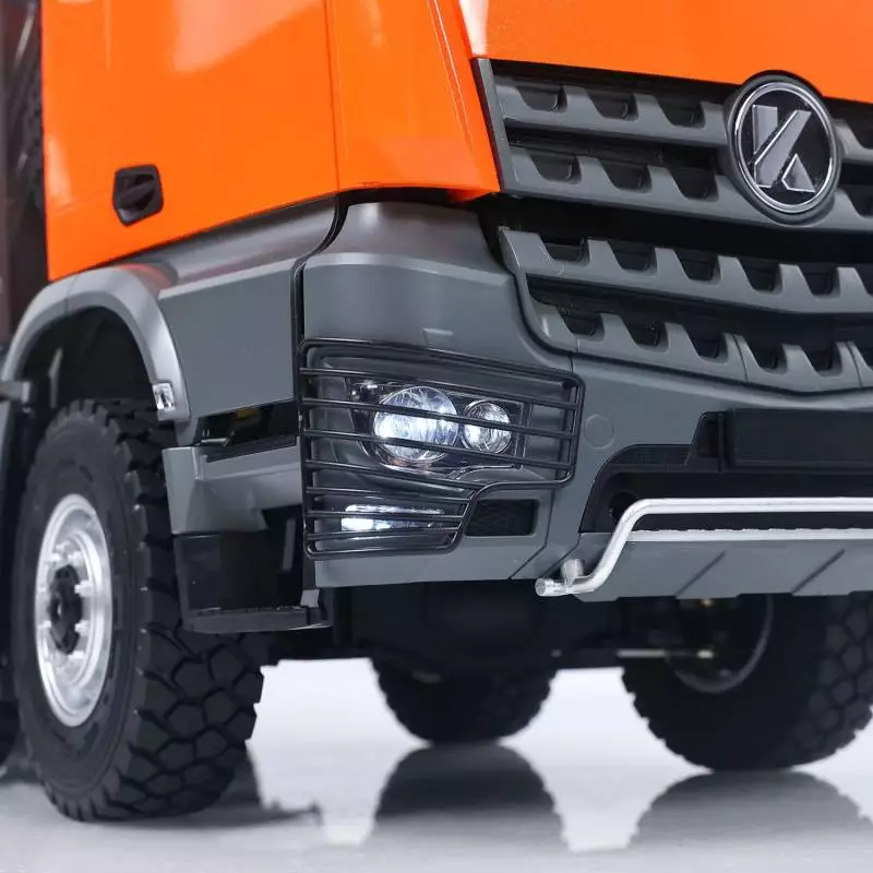 Arocs 8x8 electric tipper RTR 1/14 - Kabolite K5703 Metallic Grey