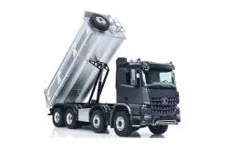 Arocs 8x8 porteur benne électrique RTR 1/14 - Kabolite K5703 Gris métallisé