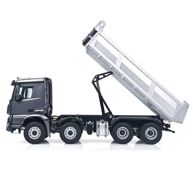 Arocs 8x8 electric tipper RTR 1/14 - Kabolite K5703 Metallic Grey