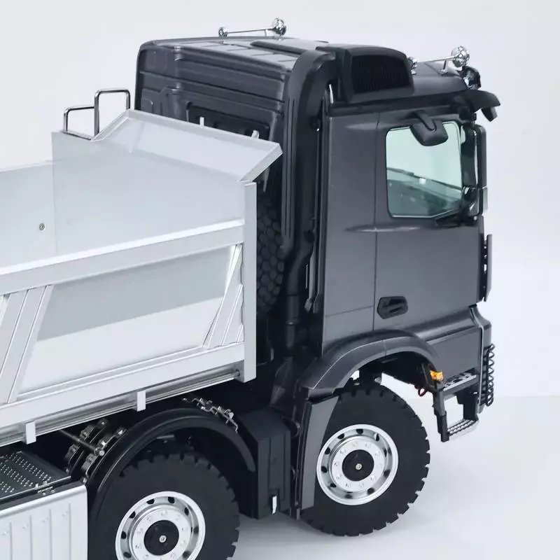 Arocs 8x8 electric tipper RTR 1/14 - Kabolite K5703 Metallic Grey