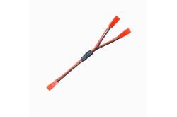 1 Parallel Y cable with JST/BEC connectors, 20AWG silicone wire