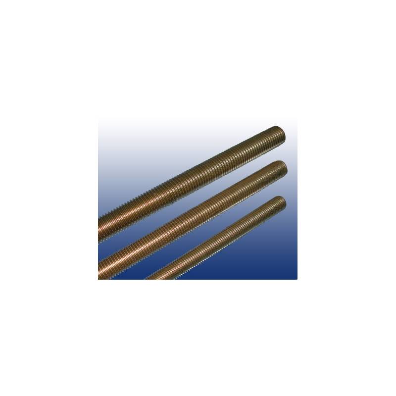 Tige filetée M2,5 LAITON 1 mètre DIN 975 - AeroNaut 7732/89