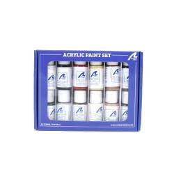 Pack Acrylic painting for the cutter Jolie Brise from Artesania Latina ( 12 X 20 ml ) - Artesania Latina 277PACK35