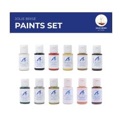 Pack Acrylic painting for the cutter Jolie Brise from Artesania Latina ( 12 X 20 ml ) - Artesania Latina 277PACK35