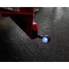 Pair of flexible side marker lights mounted on 7-compartment trailer light brackets