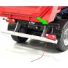 Pair of flexible side marker lights mounted on 7-compartment trailer light brackets