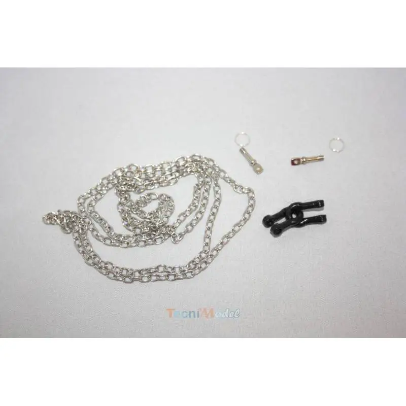 96cm chain with 2 black metal shackles - HERCULES HOBBY CRSP004BK