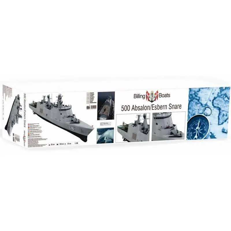 Navire HDMS ABSALON 1/100 radiocommandé en kit de BILLING BOATS - BILLING BOATS BB500