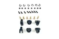 Suspension arms for the Lesu chassis, designed for mounting leaf springs Tamiya