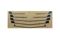 Autocollants chromés pour calandre de l'Actros MP4 Tamiya 1/14