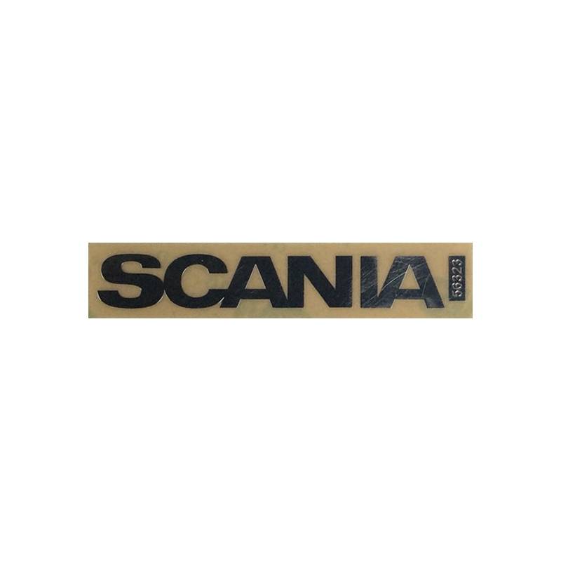 Logo SCANIA chromé adhésif pour calandre de Scania R Tamiya