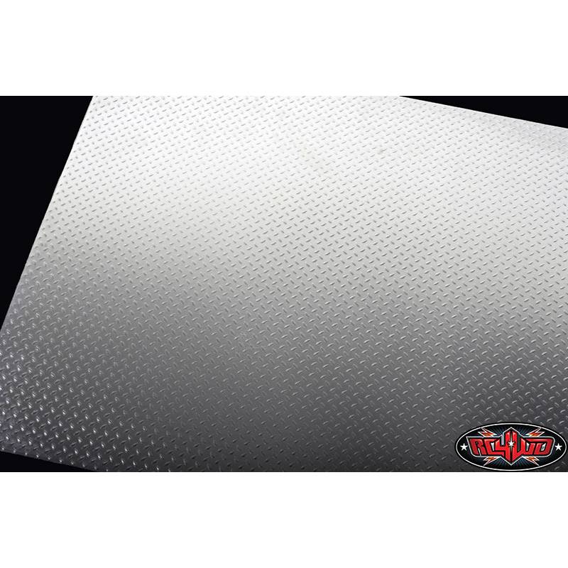 2 Tôles aluminium à motif grain de riz 280x221mm - RC4WD S0533