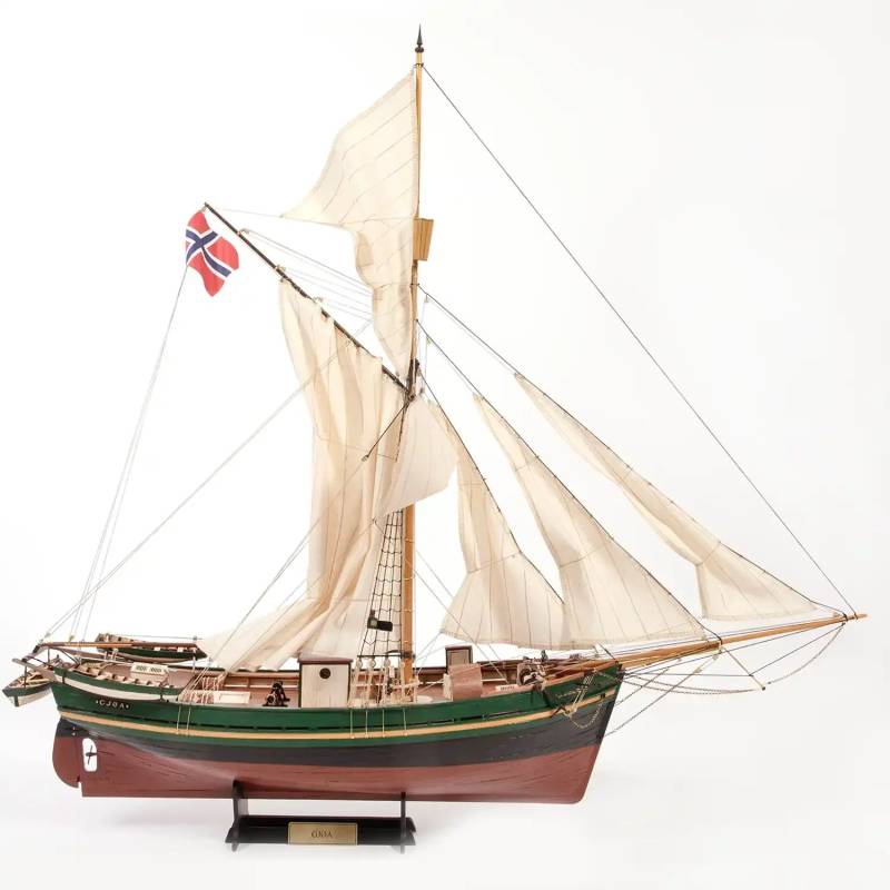 Gjoa : le navire d'Amundsen, maquette de bateau en bois - OCCRE 12016