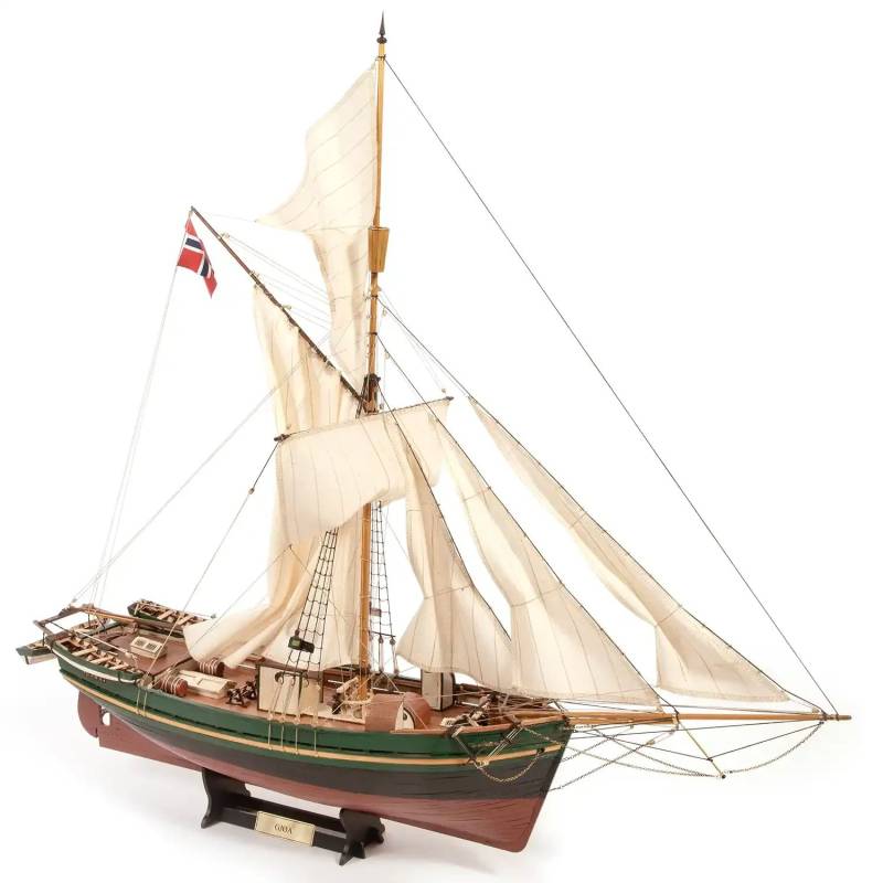 Gjoa : le navire d'Amundsen, maquette de bateau en bois - OCCRE 12016