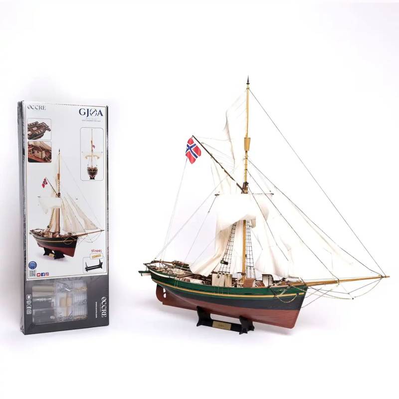 Gjoa : le navire d'Amundsen, maquette de bateau en bois - OCCRE 12016