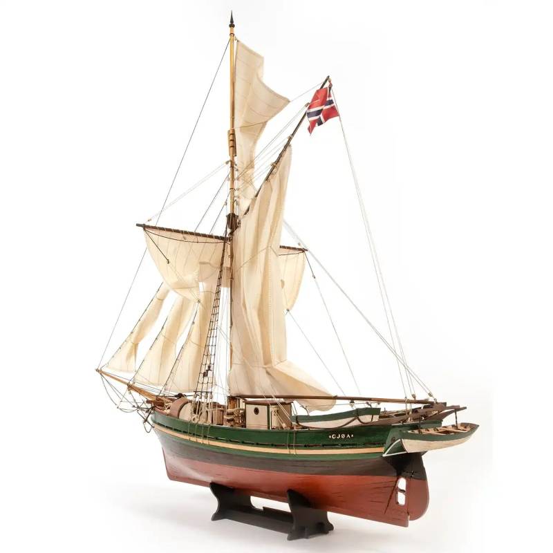 Gjoa : le navire d'Amundsen, maquette de bateau en bois - OCCRE 12016