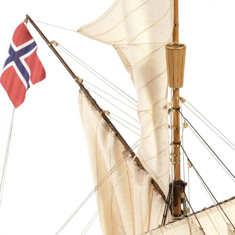 Gjoa : le navire d'Amundsen, maquette de bateau en bois - OCCRE 12016