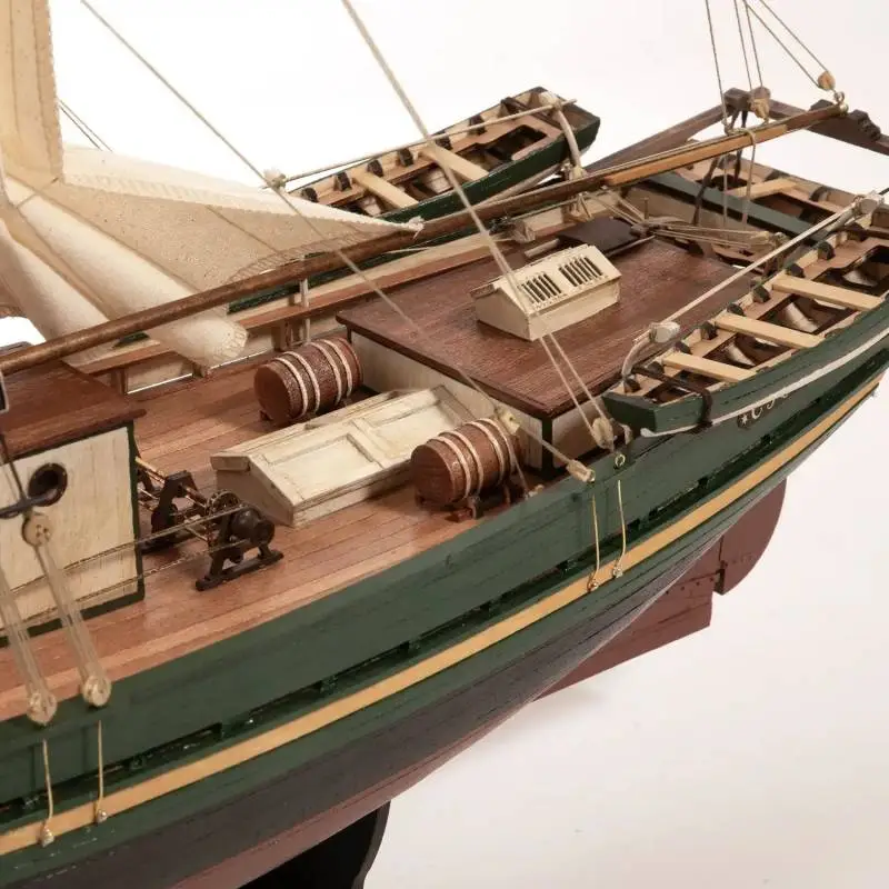 Gjoa : le navire d'Amundsen, maquette de bateau en bois - OCCRE 12016