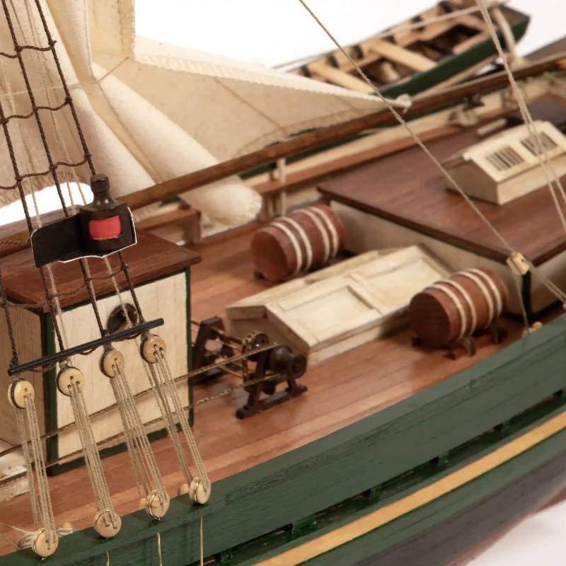 Gjoa : le navire d'Amundsen, maquette de bateau en bois - OCCRE 12016