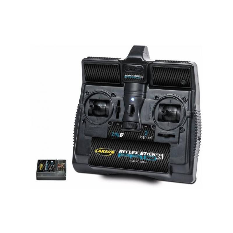 Radio Carson 2 voies Reflex Stick pro 3.1 2.4GHz - CARSON 500500084