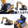 Huina 580 RC Excavator V5 1/14 FULL ALLOY 23Ch 2.4Ghz - Huina CY1580 Version 5