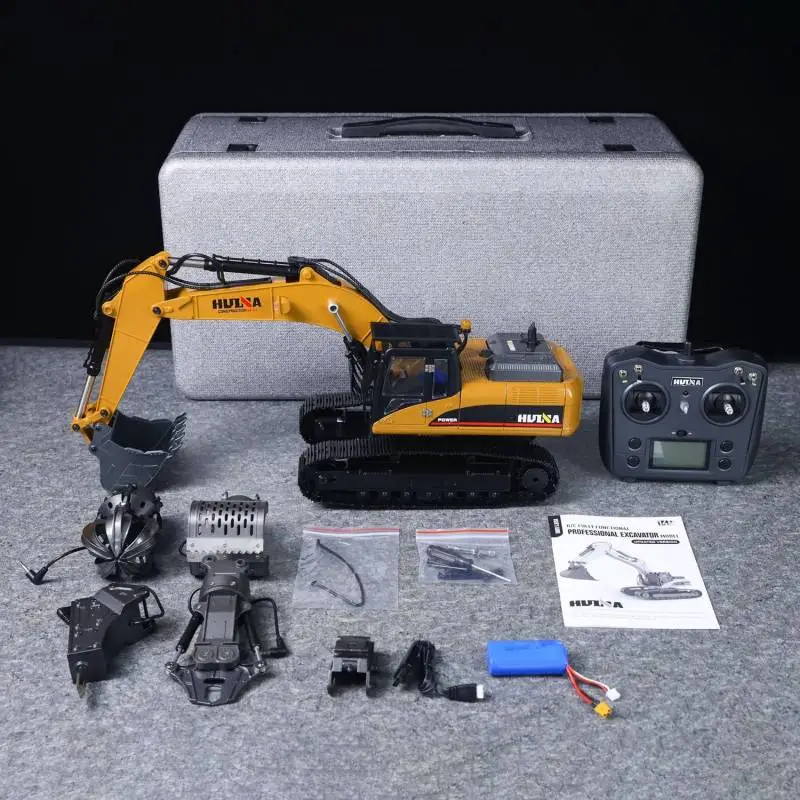 Huina 580 RC Excavator V5 1/14 FULL ALLOY 23Ch 2.4Ghz - Huina CY1580 Version 5