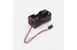 Battery case for 4 AA (LR6) batteries or rechargeable batteries with a JR connector - Joysway 880552