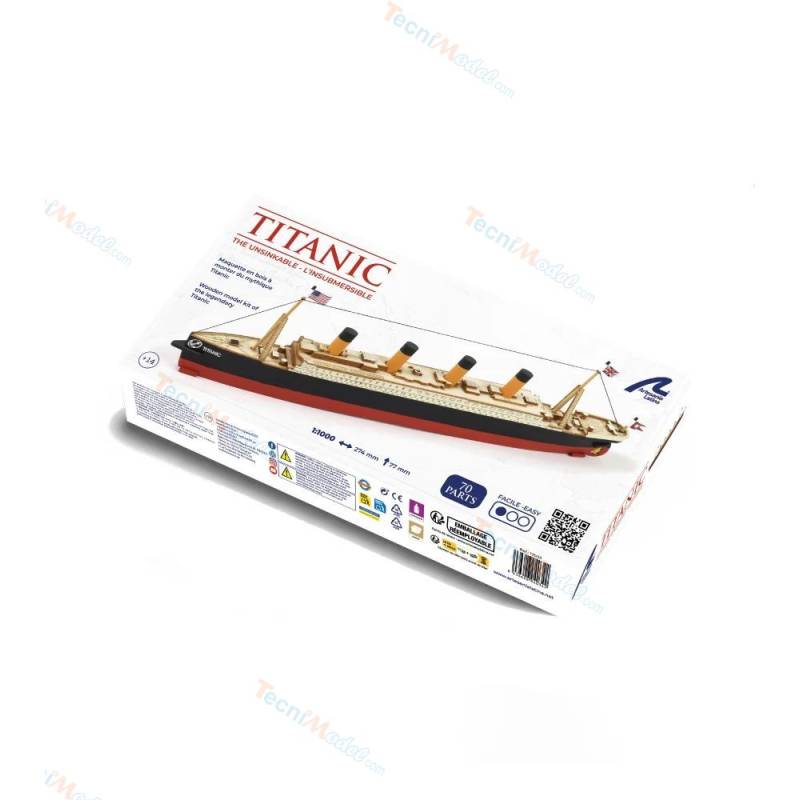 Easy Kit TITANIC 1/1000 de Artesania Latina 17003