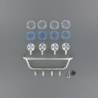 Rampe basse de 4 feux pour Scania R Tamiya - Carson 500907065