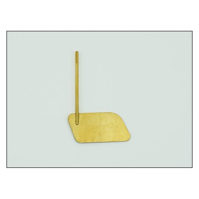 Gouvernail en laiton 53x28mm pour bateau de plaisance type Runabout - Billing Boats BF-0384