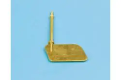 53x28mm Brass Rudder for Runabout-Style Pleasure Boats - Billing Boats BF-0384