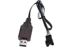 Chargeur USB par prise SM4P (prise noire 4 broches) pour HUINA 1593 - Huina CYP1050